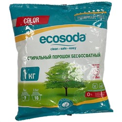 EcoSoda Стиральный порошок бесфосфатный 1кг