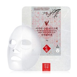 no:hj Bloom Aqua Soothing Увлажняюще-успокаивающая маска с экстрактом морского коллагена