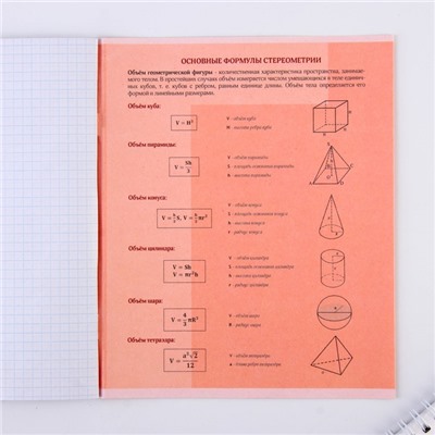 Тетрадь предметная 48 листов, А5, ВЕЛИКИЕ ЛИЧНОСТИ, со справ. мат. «1 сентября: Геометрия», обложка мелованный картон 230 гр., внутренний блок в клетку 80 гр., белизна 96%