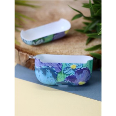 Чехол для AirPods Pro "Flower mix", blue