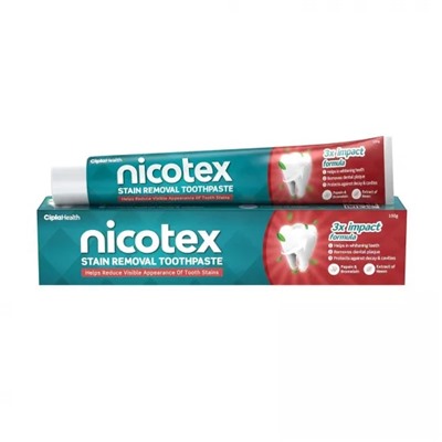 Зубная паста для удаления пятен (100 г), Nicotex Stain Removal Toothpaste, произв. Cipla