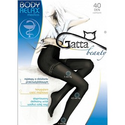 Колготки женские модель Body Relax Medica 40 den 5-XL торговой марки Gatta