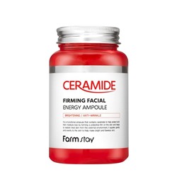 Сыворотка ампульная многофункциональная с керамидами Ceramide Firming Facial Energy Ampoule, FarmStay, 250 мл