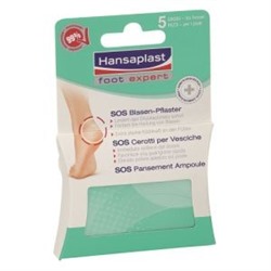 Hansaplast Blasenpflaster gross (5 шт.) Хансапласт Пластырь 5 шт.