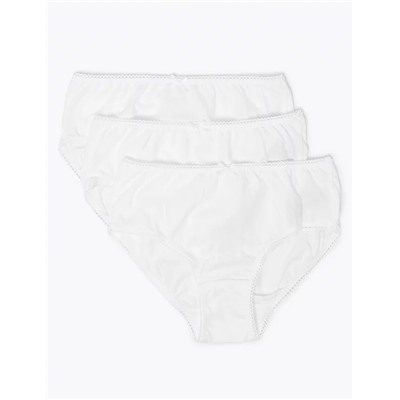 10pk Pure Cotton Knickers (2-16 Yrs)