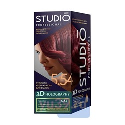 Крем-краска Studio Professional для волос цвет: 5.54 Махагон, 50/50/15 мл.