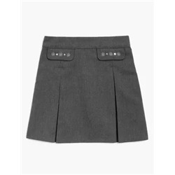 Girls' Embroided School Skirt (2-18 Yrs)