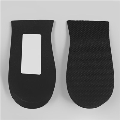 Подпяточники-платформа для обуви, 12 × 6 см, пара, цвет чёрный