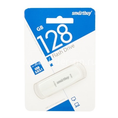 USB Flash 128GB SmartBuy Scout белый 3.0