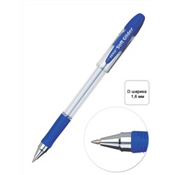 Ручка шариковая Penac Soft Glider 1,6мм синяя BA1904-03B/12/Корея
