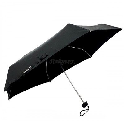 Зонт-мини 5 сложений DINIYA арт.2755 механика 18"(46см)Х6К черный