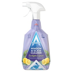 Спрей для стекол и зеркал Эвкалипт и лимон Window & Glass Eucaliptus & Lemon Cleaner, Astonish 750 мл