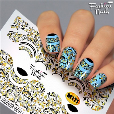 Fashion Nails, Слайдер-дизайн M121