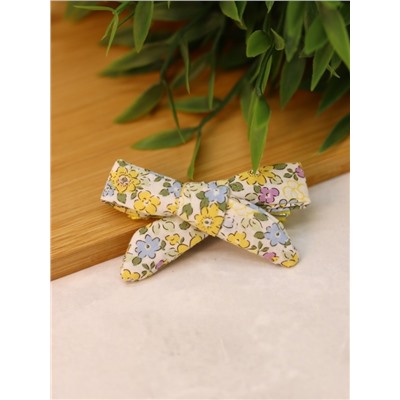 Набор заколок для волос "Flower bows", yellow, 2 шт. в наборе