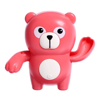 Заводная игрушка водоплавающая «Медвежонок», цвета МИКС
