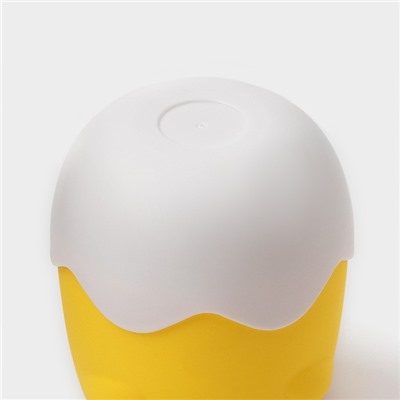 Бутылка для воды в силиконовом чехле «Цыплёнок», 290 мл, цвет жёлтый