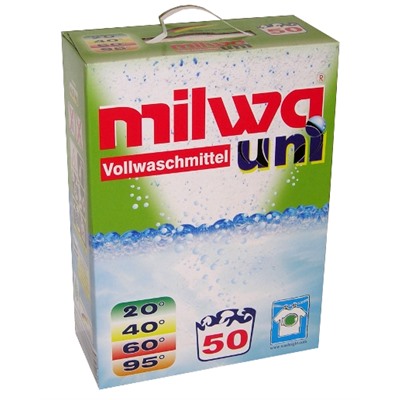 Порошок для стирки Milwa UNI Универсальный 4 кг, (50 стирок) 491
