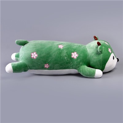 Мягкая игрушка-подушка «Оленёнок», 60 см, цвет зелёный