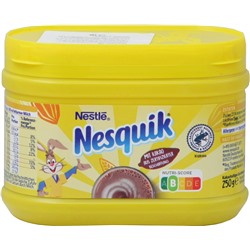 Nesquik. Какао растворимый 250 гр. пласт.банка