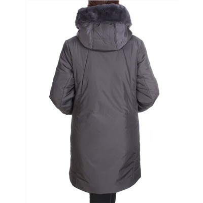 22823 DARK GRAY Куртка зимняя женская NICE ART (верблюжья шерсть) размер 46/48
