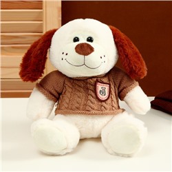 Мягкая игрушка «Собака» в свитере, 26 см, цвет МИКС