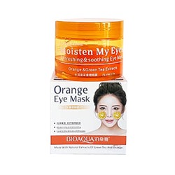 Bioaqua Маска для глаз с экстрактом апельсина и зеленого чая (Orange & Green tea Moisturizing Eye Mask), 36 шт.