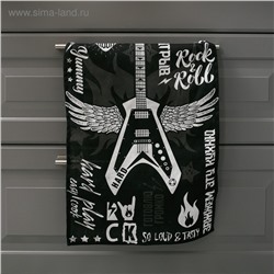 Полотенце кухонное «Let's rock» 35х60 см