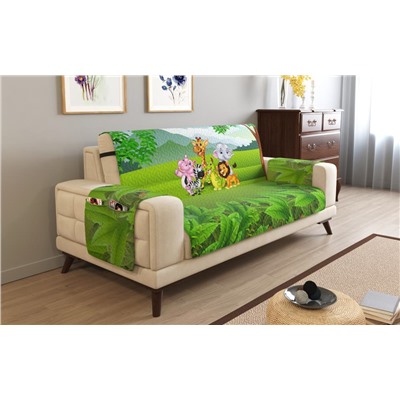 Дивандек на 2х местный диван с подлокотниками, 135*165 см. + 30 см. клапан арт. ДДСМ089-17038-СД.М0006