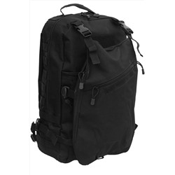 Универсальный городской рюкзак (20 литров, черный) (CH-070) №223 - Основной рюкзак с одним отделением, большой фронтальный подсумок и карманы, система крепления MOLLE. Подходит для ежедневного использования, активного отдыха, в качестве тактического городского рюкзака