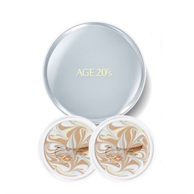 AGE20s Signature Essence Cover Тональная Основа Пакт - Master Velvet (SPF50+/PA++++) 14g*2ea