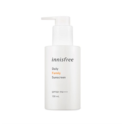 Innisfree Daily Family Ежедневный солнцезащитный крем SPF50+ PA++++