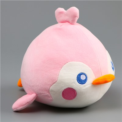 Мягкая игрушка «Пингвин», 19 см, цвет розово-белый