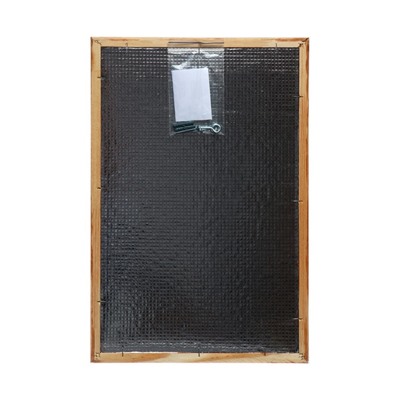 Доска магнитно-маркерная А3, 30х45 см, Calligrata, в деревянной рамке (морилка темная)