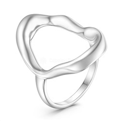 Кольцо из серебра родированное К50125р