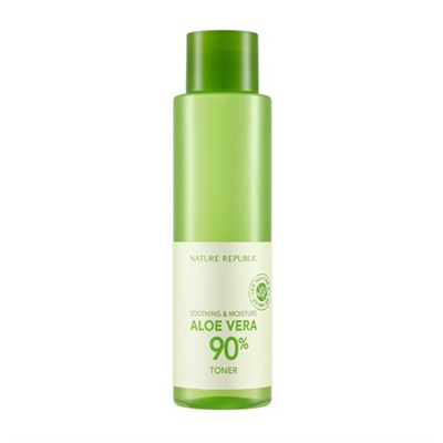 NATURE REPUBLIC Sooting&Moisture Тонер с соком Алоэ Вера 90%