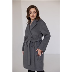 Пальто женское демисезонное 23220 (серый)
