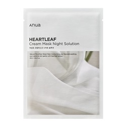 Anua Heartleaf Cream Листовая Маска Ночная (10шт)