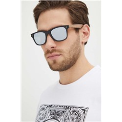 Okulary przeciwsłoneczne męskie z powłoką Revo i polaryzacją kolor czarny