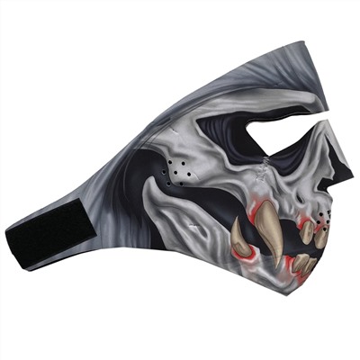 Антивирусная маска с крутым дизайном Wild Wear Soul Reaver - Медицинская многоразовая маска с ярким принтом. Подходит для ежедневного ношения, занятий спортом, поездок на байке, велосипеде и другом двухколесном транспорте. Ограниченная партия по цене производителя! №35