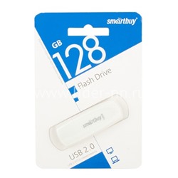 USB Flash 128GB SmartBuy Scout белый 2.0