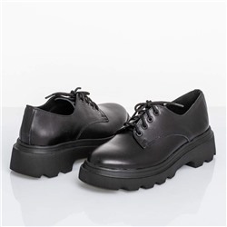Женские кожаные туфли DeLis Delis30823-1 Черный: Под заказ