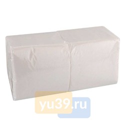 Салфетки бумажные 33х33 см, 1-слойные, белые, 300 листов в упаковке