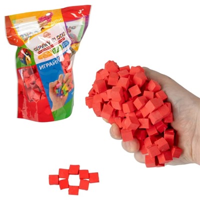 Конструктор — пластилин Gummy Blocks, красный