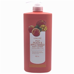 Лосьон FRUIT PEACH & APPLE MANGO BODY LOTION, LEBELAGE, 1000 мл