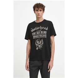 T-shirt bawełniany męski Motörhead kolor czarny