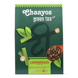 Зеленый чай с Лемонграссом (100 г), Lemongrass Green Tea, произв. Chaayos