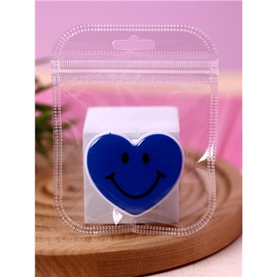 Попсокет "Smiling heart", blue