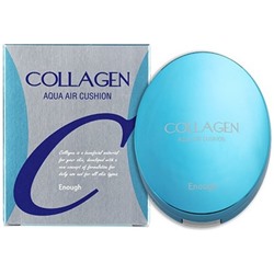 Кушон для лица с коллагеном Collagen Aqua Air Cushion SPF50+ PA+++, тон 13, Enough 15 г.