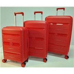 Набор из 3-х чемоданов с расширением 23102 Красный