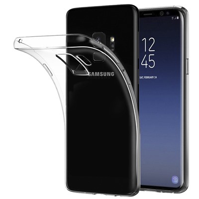 Силиконовый чехол для Samsung S9 прозрачный